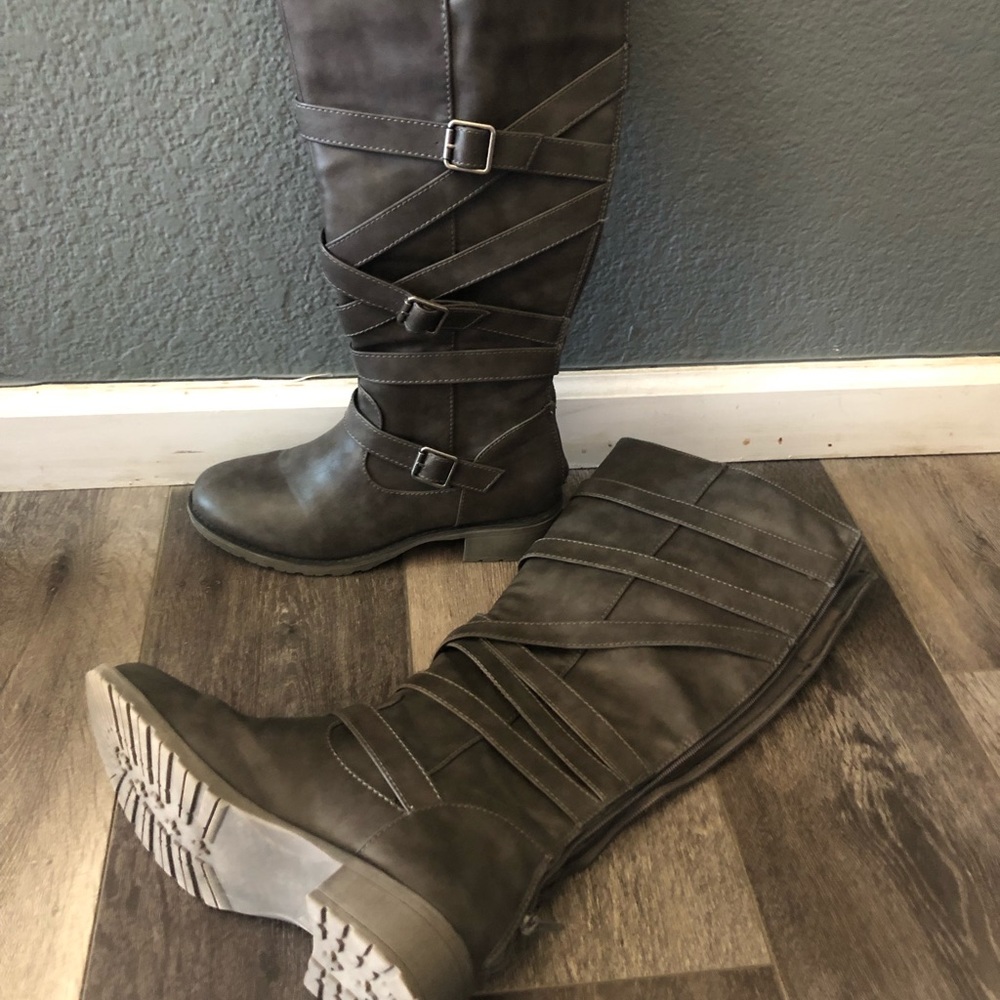 Riding boots - gray